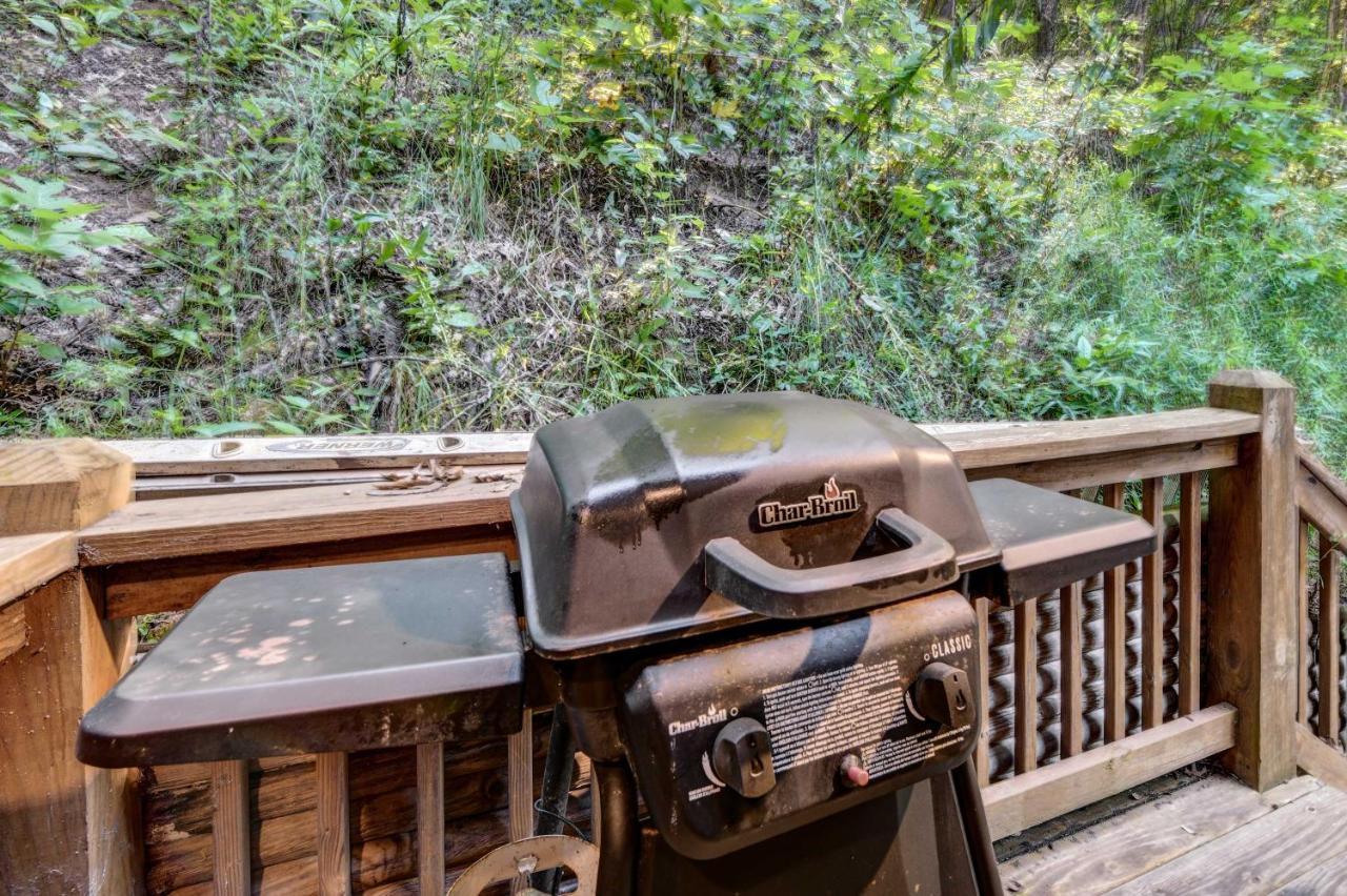 Waynesville Cabin With Covered Deck And Fire Pit! Lake Junaluska Kültér fotó